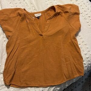 Target burnt orange top